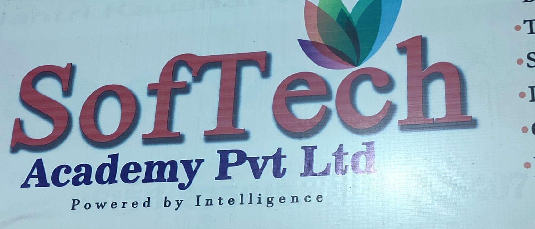 iSoftech branch signage